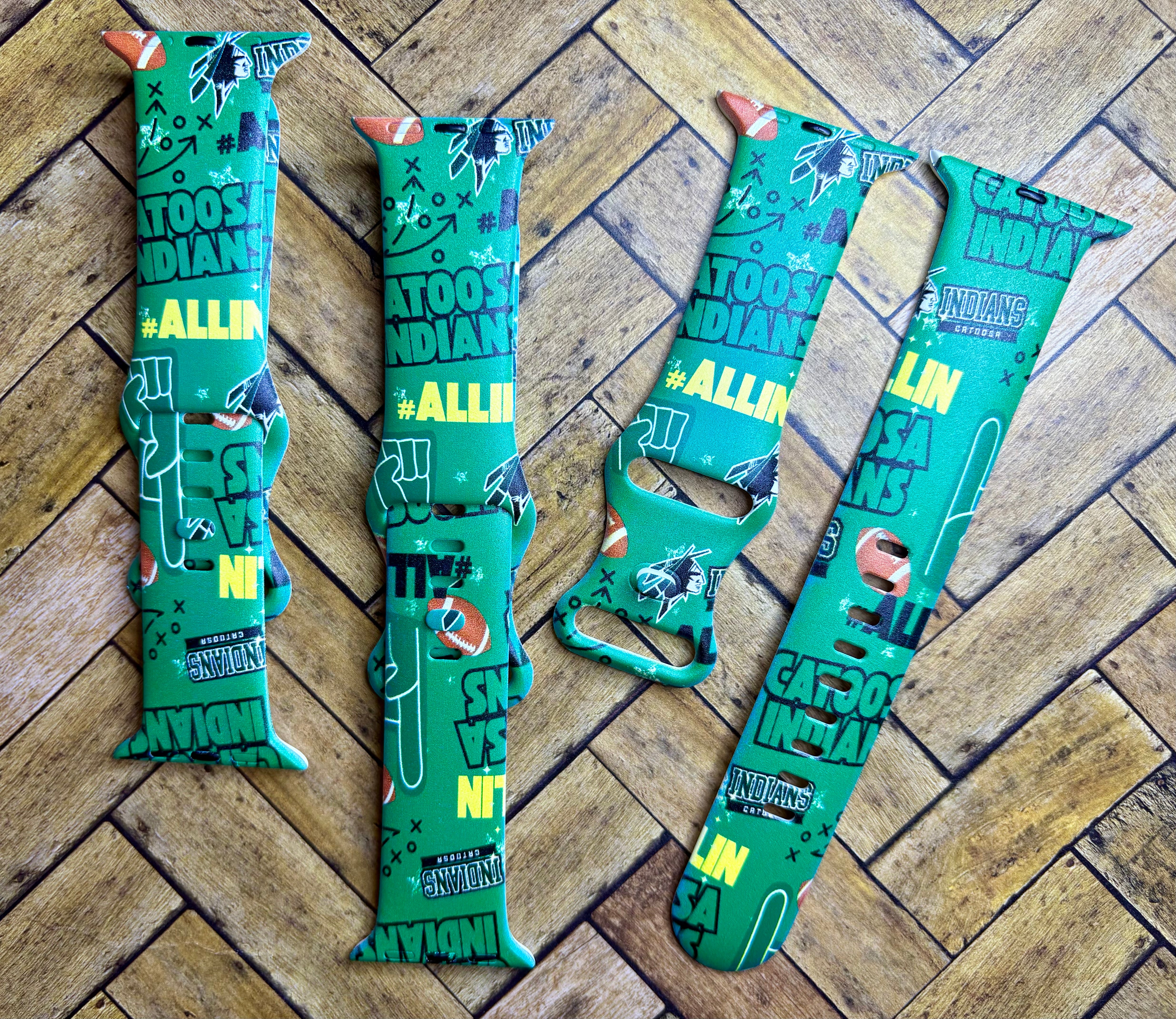 Catoosa football Allin watchband