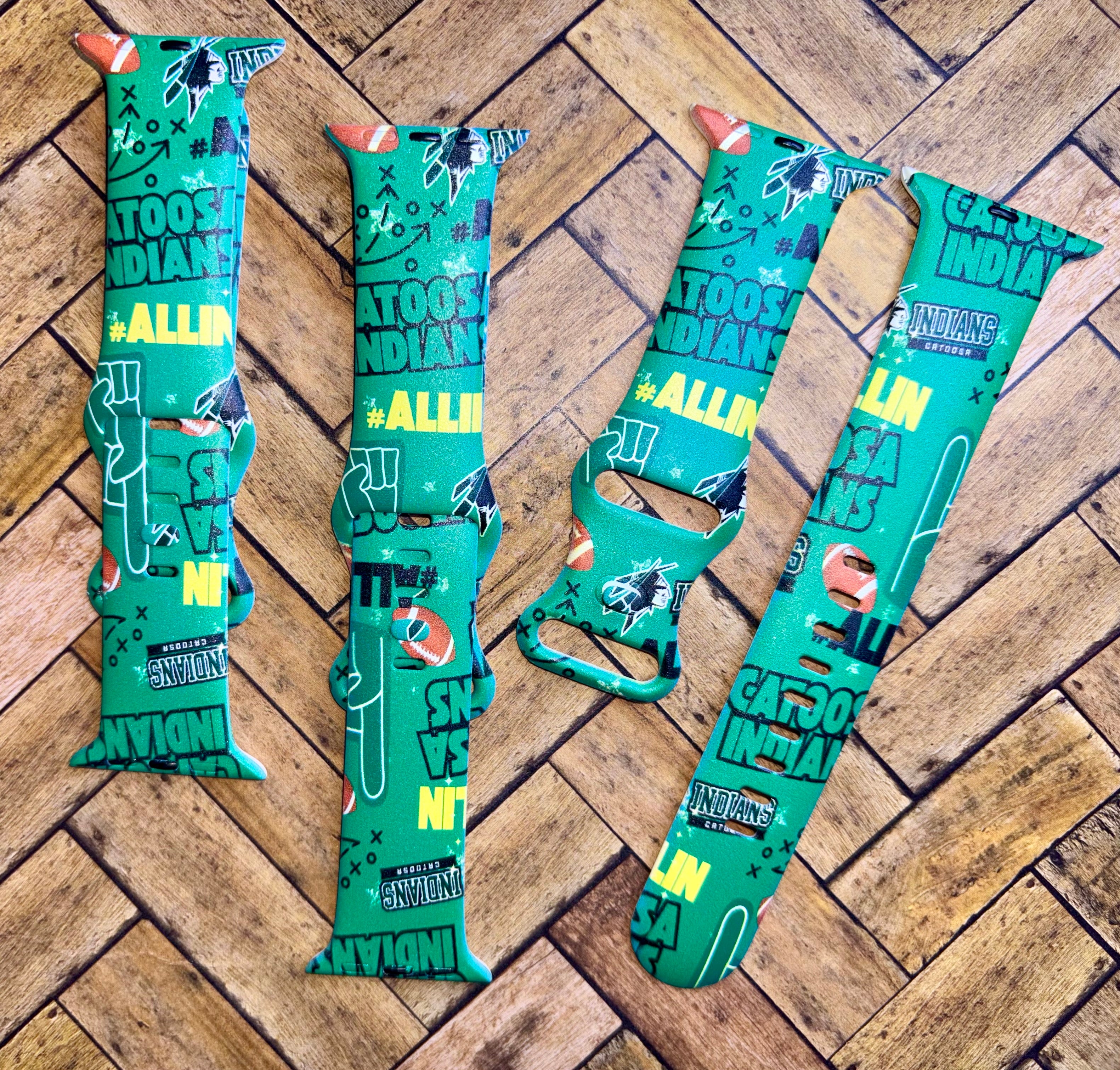 Catoosa football Allin watchband