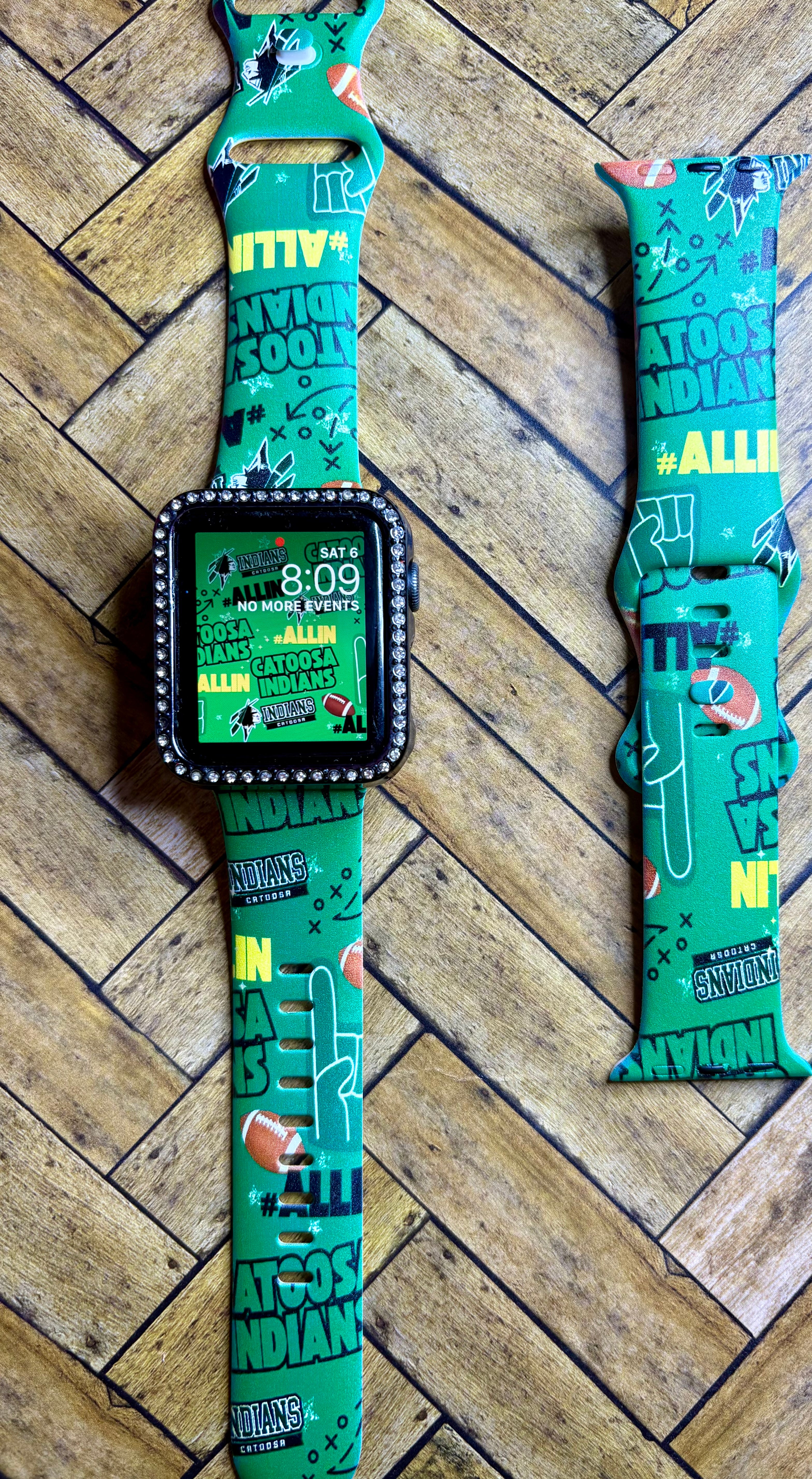 Catoosa football Allin watchband