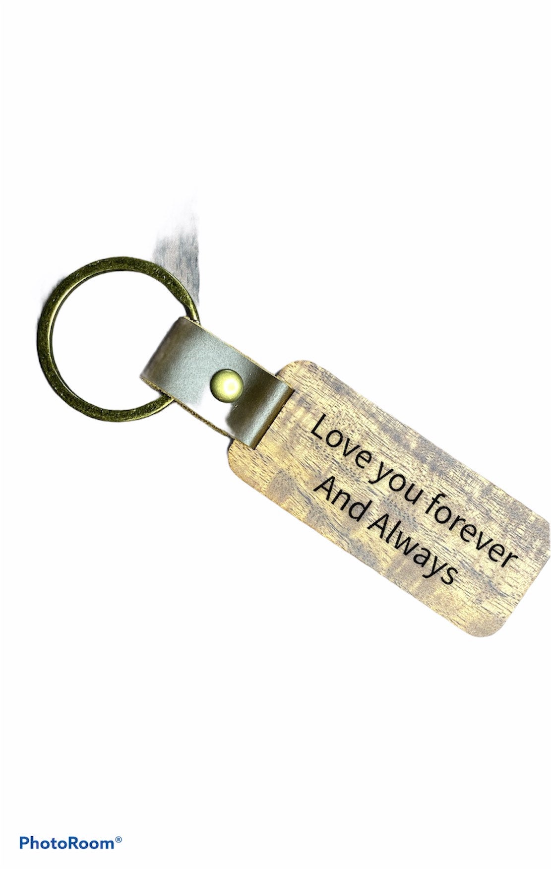 Wooden key fob keychain, engravable wooden keychain, keychain, gift for dad, gift for him