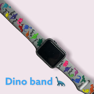 Dinosaur apple compatible watchband, samsung galaxy, Fitbit versa 2, Fitbit Versa 3,gift for teen, gizmo compatible